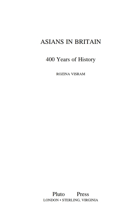 Cover image for book Asians in Britain