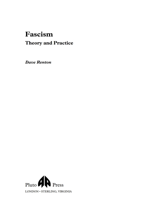Cover image for book Fascism