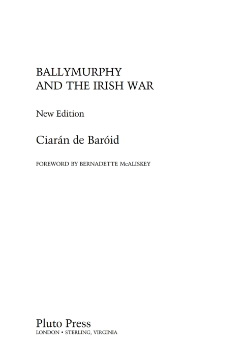 Cover image for book Ballymurphy and the Irish War
