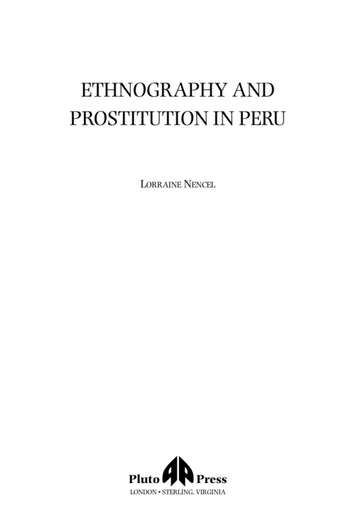 Cover image for book Ethnography and Prostitution in Peru