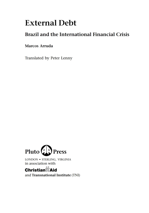 Cover image for book External Debt