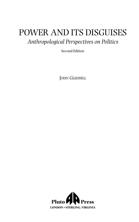 Cover image for book Power and Its Disguises