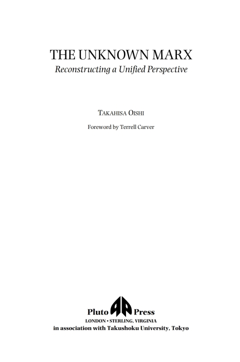 Cover image for book The Unknown Marx
