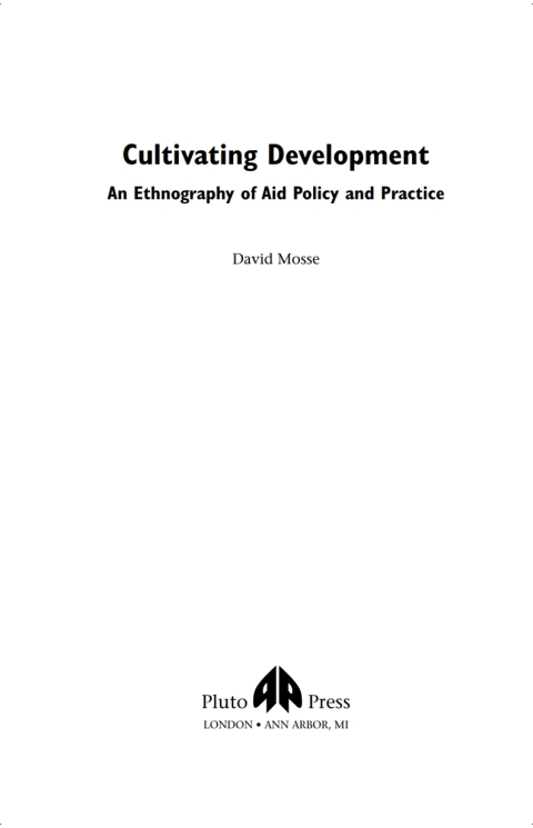 Cover image for book Cultivating Development