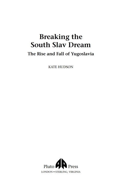 Cover image for book Breaking the South Slav Dream