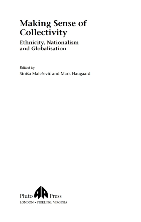 Cover image for book Making Sense of Collectivity