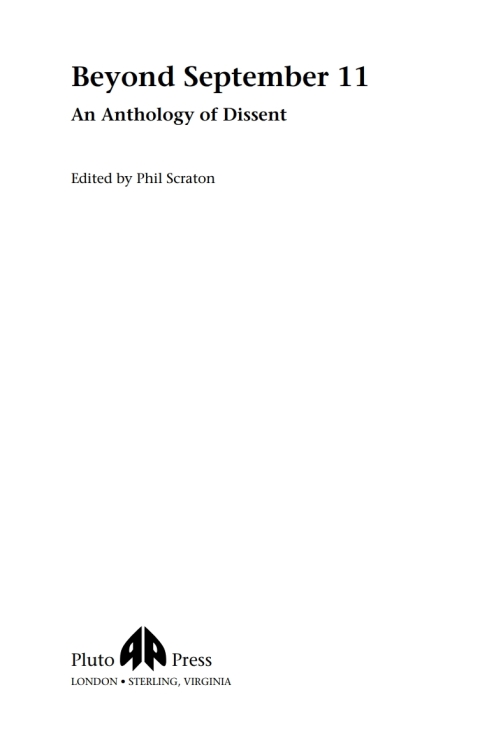 Cover image for book Beyond September 11