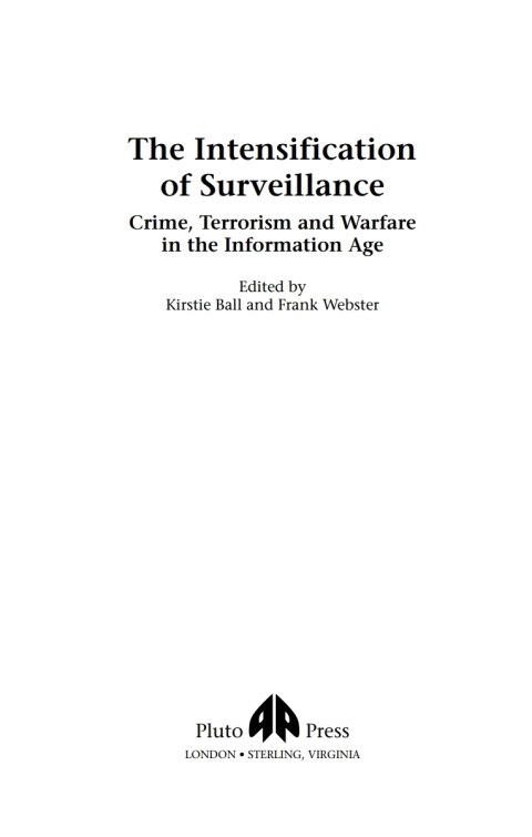 The Intensification of Surveillance 