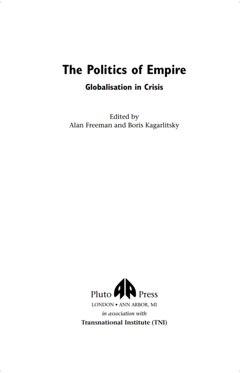 Cover image for book The Politics of Empire