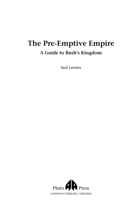 Cover image for book The Pre-Emptive Empire