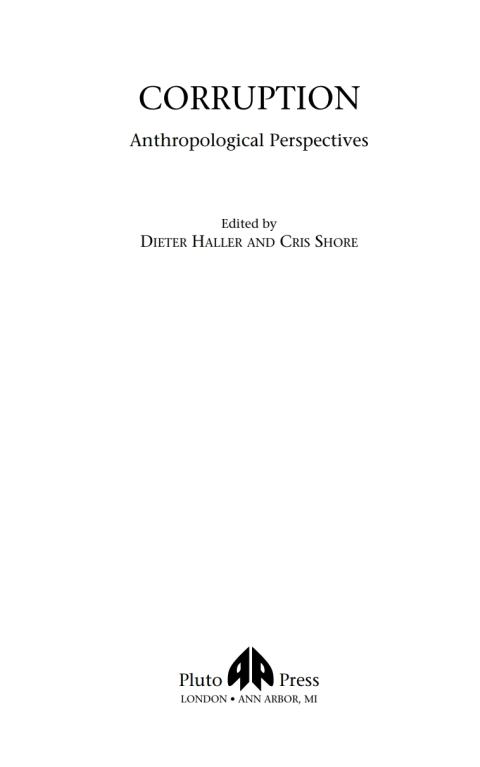 Cover image for book Corruption