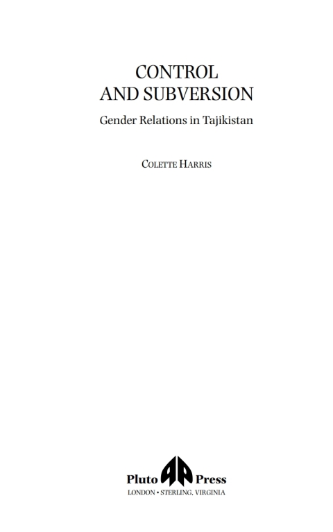 Cover image for book Control and Subversion