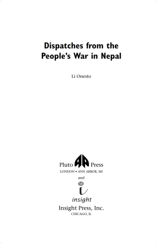 Dispatches From the People's War in Nepal
