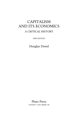 Capitalism and Its Economics