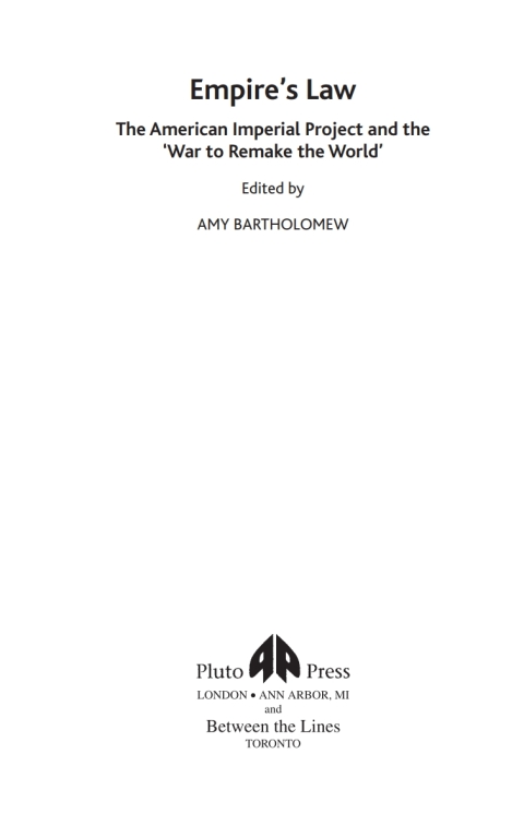 Cover image for book Empire's Law