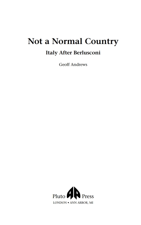 Cover image for book Not a Normal Country