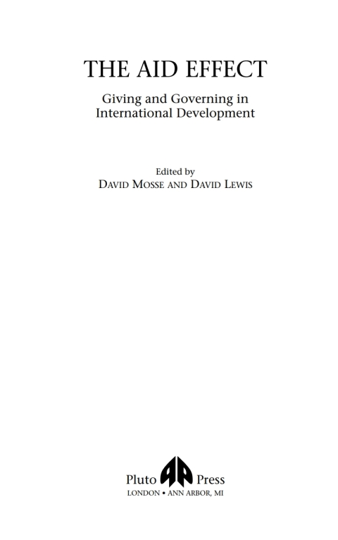 Cover image for book The Aid Effect