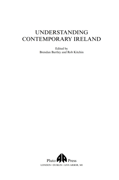 Cover image for book Understanding Contemporary Ireland