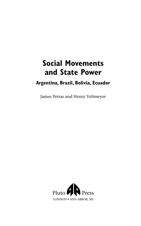 Social Movements and State Power 