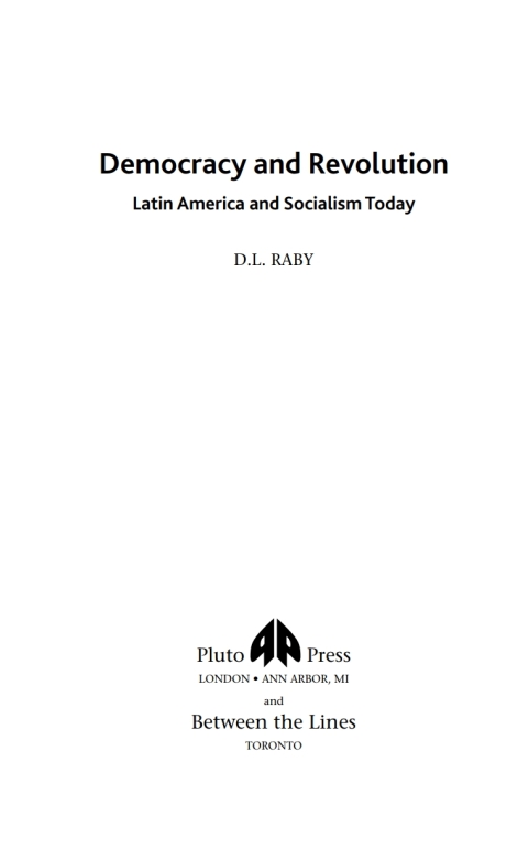 Cover image for book Democracy and Revolution