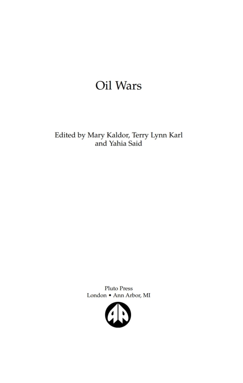 Cover image for book Oil Wars