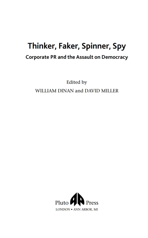 Cover image for book Thinker, Faker, Spinner, Spy