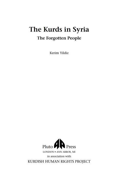 Cover image for book The Kurds in Syria