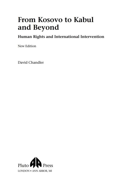 Cover image for book From Kosovo to Kabul and Beyond