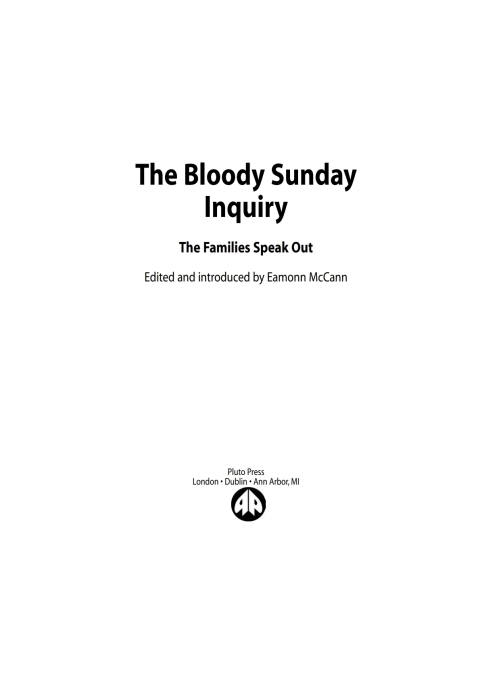 Cover image for book The Bloody Sunday Inquiry