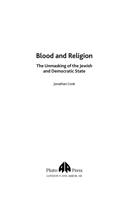 Blood and Religion 