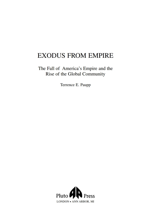 Cover image for book Exodus From Empire