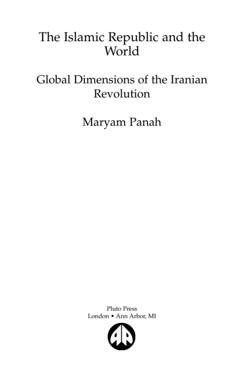 Cover image for book The Islamic Republic and the World