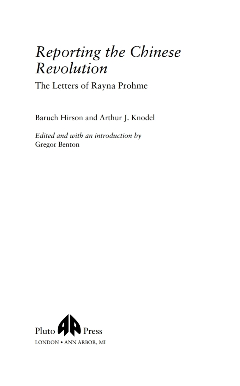 Cover image for book Reporting the Chinese Revolution