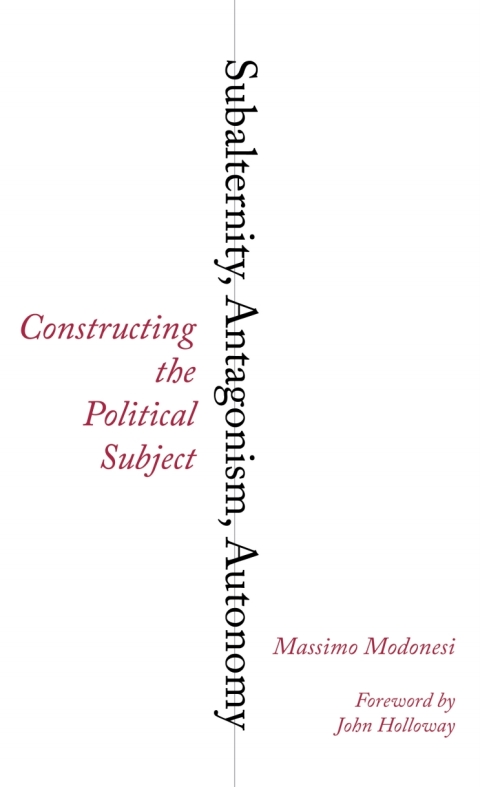 Cover image for book Subalternity, Antagonism, Autonomy