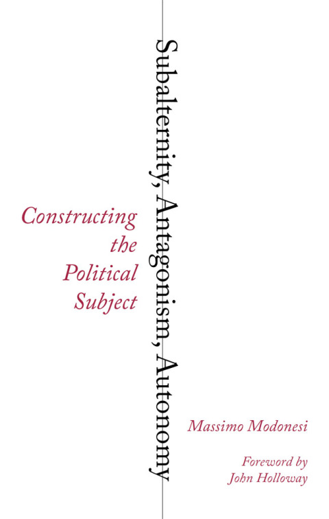 Cover image for book Subalternity, Antagonism, Autonomy