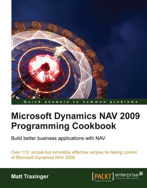 Cover image for book Microsoft Dynamics NAV 2009 Programming Cookbook