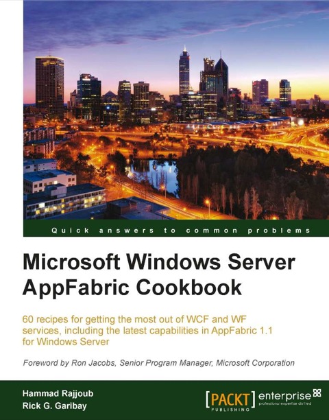 Cover image for book Microsoft Windows Server AppFabric Cookbook