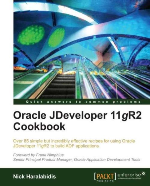 Cover image for book Oracle JDeveloper 11gR2 Cookbook