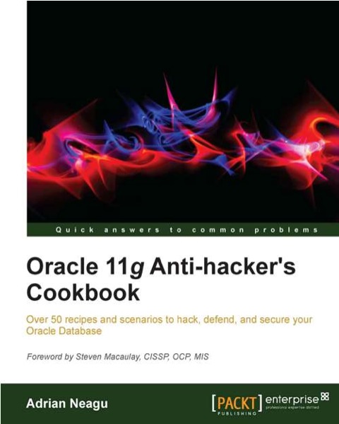 Cover image for book Oracle 11g Anti-hacker's Cookbook