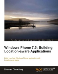 صورة الغلاف: Windows Phone 7.5: Building Location-aware Applications 1st edition 9781849687249