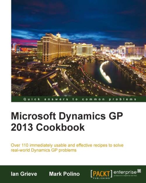 Cover image for book Microsoft Dynamics GP 2013 Cookbook