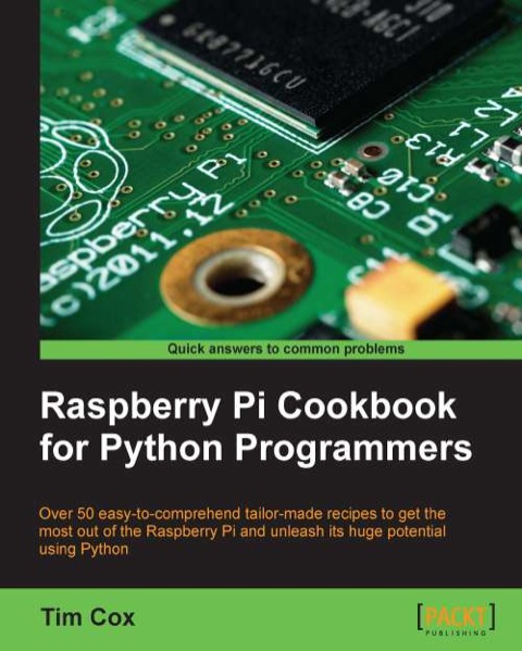 Cover image for book Raspberry Pi cookbook for Python programmers