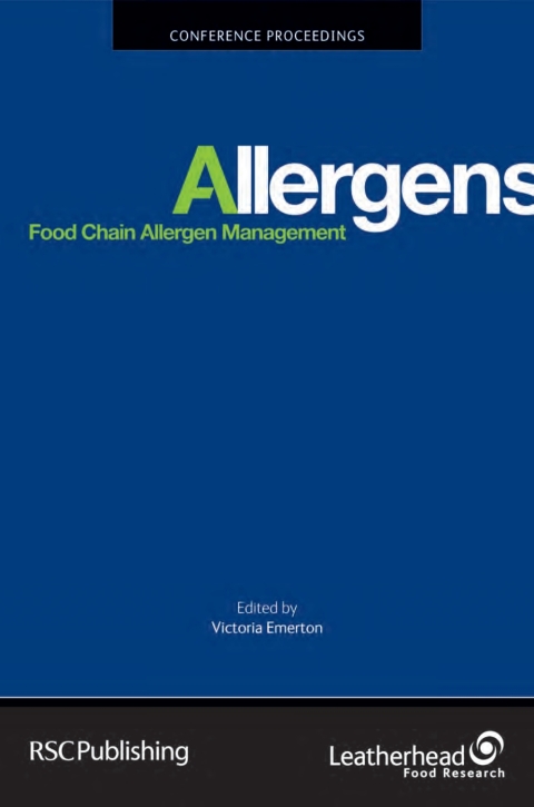 Cover image for book Food Chain Allergen Management