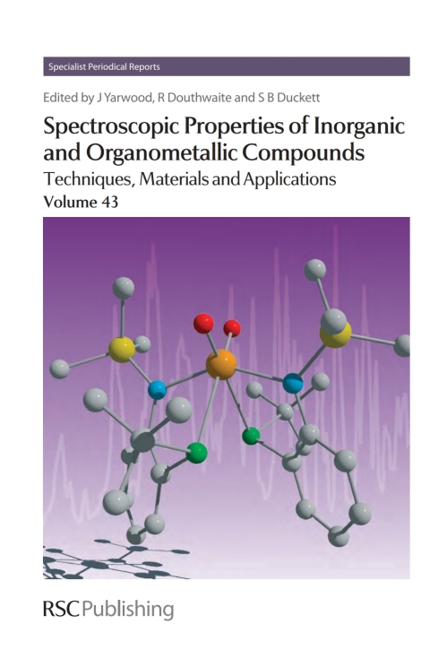 Cover image for book Spectroscopic Properties of Inorganic and Organometallic Compounds