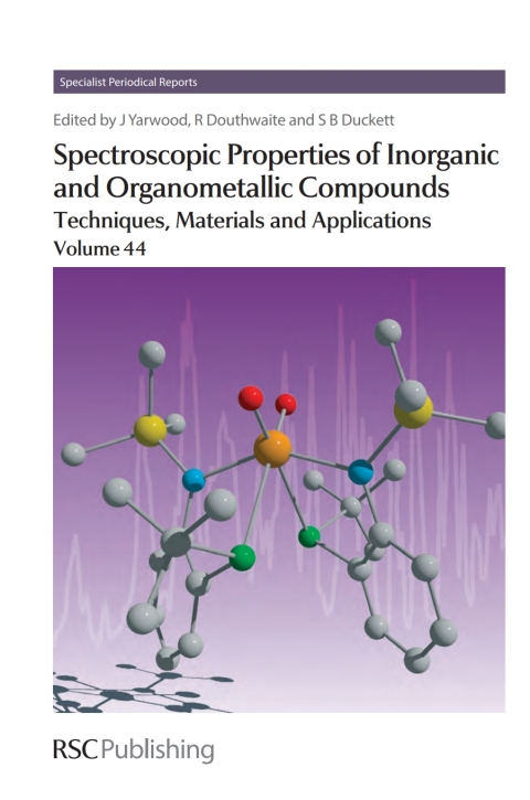 Cover image for book Spectroscopic Properties of Inorganic and Organometallic Compounds