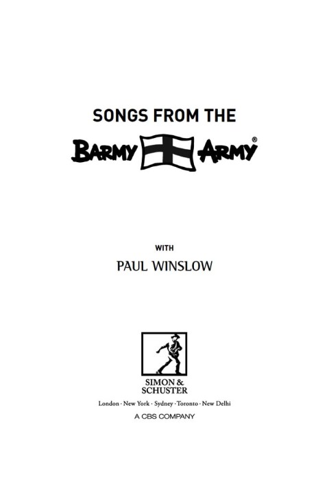 Cover image for book Songs From the Barmy Army