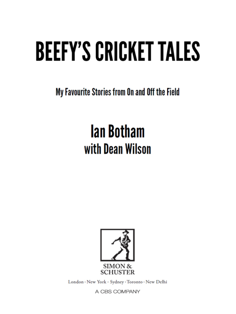 Cover image for book Beefy's Cricket Tales
