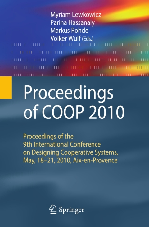 Cover image for book Proceedings of COOP 2010