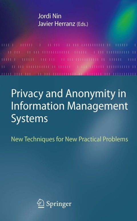 Cover image for book Privacy and Anonymity in Information Management Systems