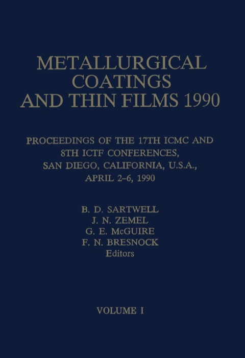 Cover image for book Metallurgical Coatings and Thin Films 1990